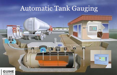 ディーゼル レベル自動タンク ゲージを監察する給油所の燃料貯蔵タンク
